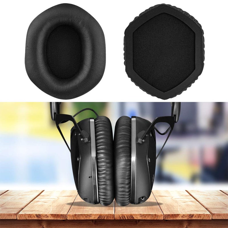 Geekria وسادات أذن Geekria QuickFit البديلة متوافقة مع سماعات V-Moda Crossfade Wireless/2/3، M-100، LP، LP2، وسادات أذن مع دليل فيديو (أسود) - Image 5